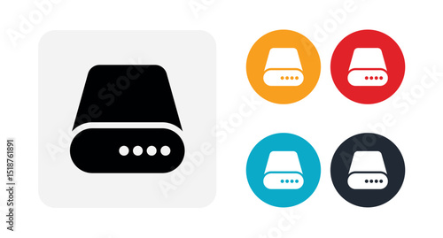 Power bank icon illustration isolated vector sign symbol