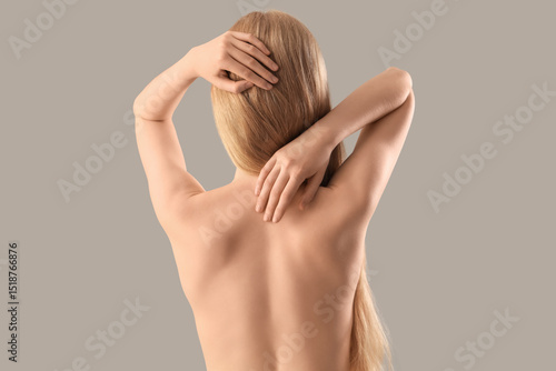 Beautiful young woman with ...