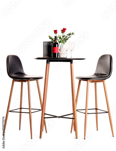 Served restaurant table wit...
