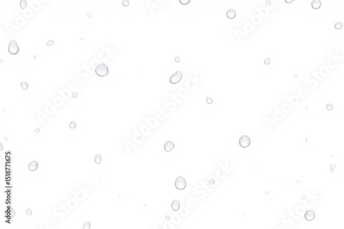 water droplets on a window with a white background