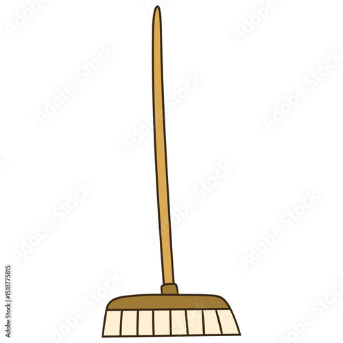 mop housekeeping tool vector illustration