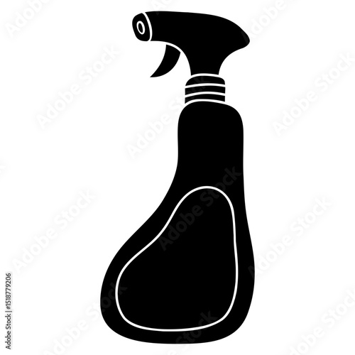 spray bottle icon vector