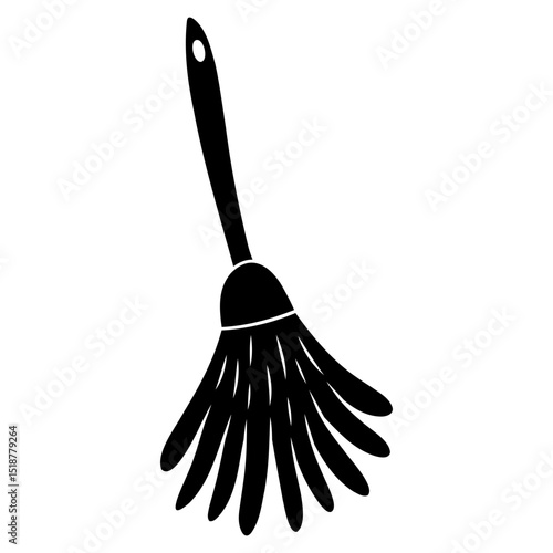 feather duster household icon