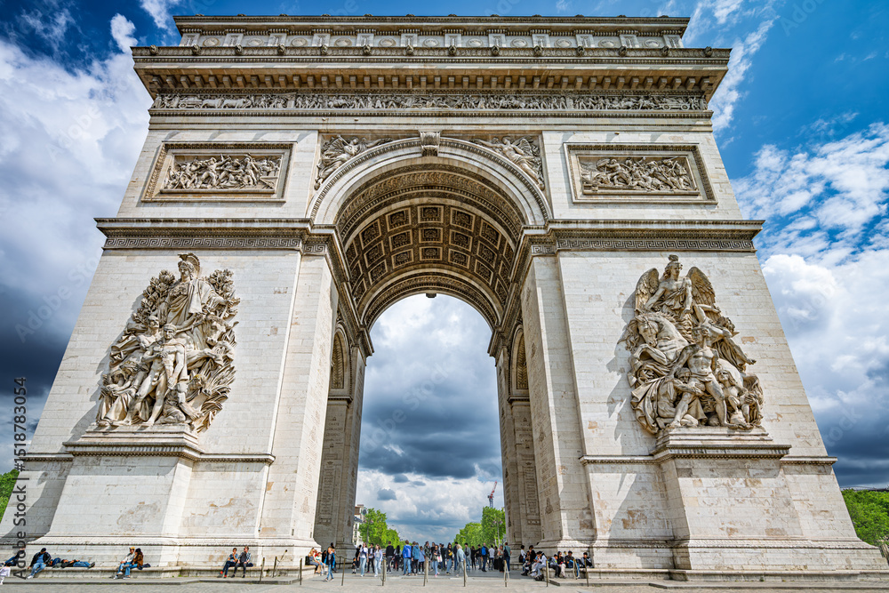 Fototapeta premium Arc de Triomphe Detail