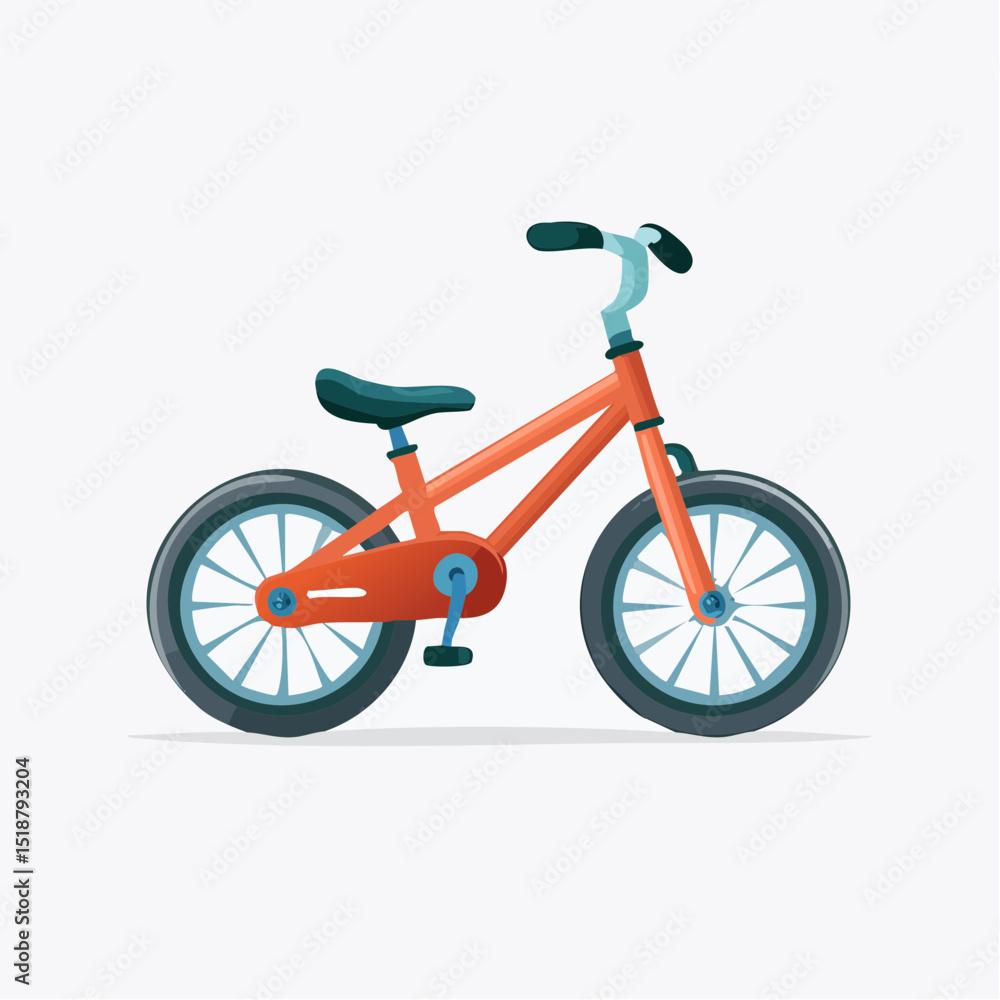 Fototapeta premium 幼児用自転車のベクター素材