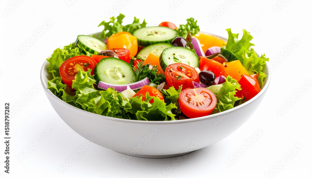 Vibrant Vegetable Salad Bowl Fresh & Healthy Vibrant Vegetable Salad Bowl Fresh & Healthy