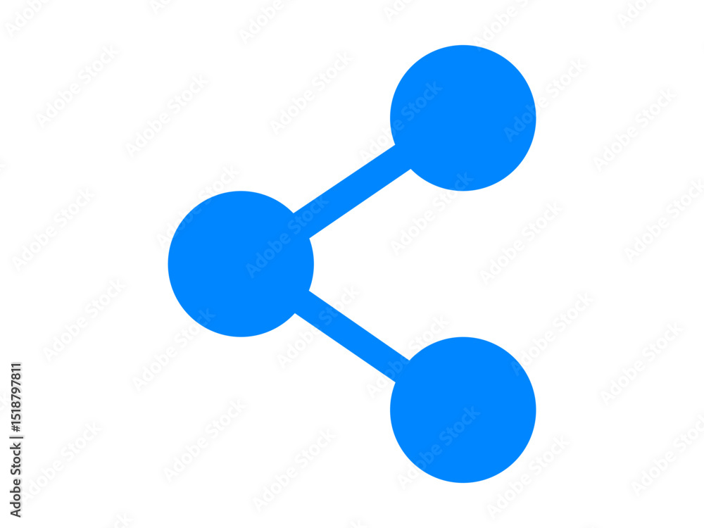 Share button icon vector illustration Share button icon vector illustration