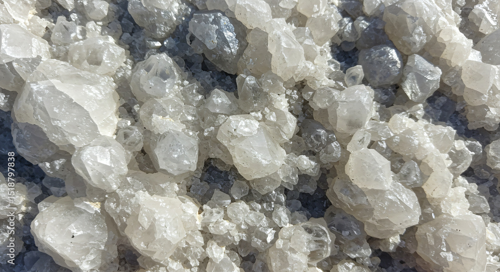 Clear Quartz Clusters Shiny Gemstones Background Clear Quartz Clusters Shiny Gemstones Background