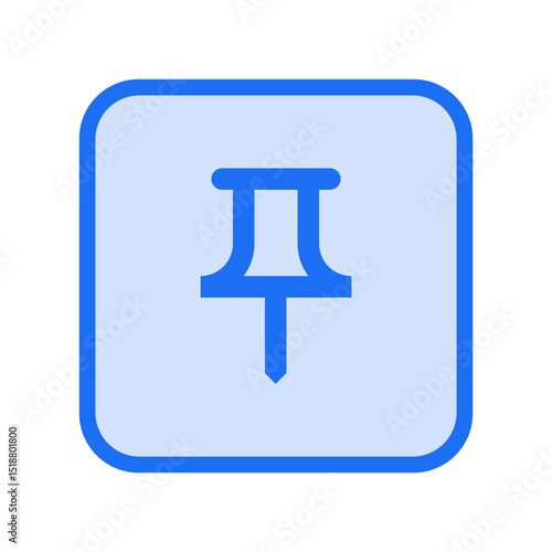 Push Pin Outline Icon