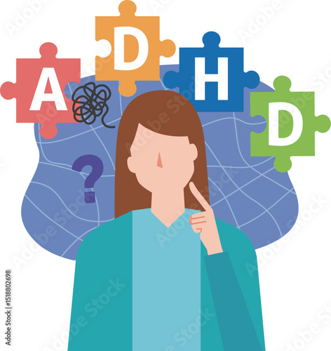 注意欠陥多動性障害ADHDで悩む女性