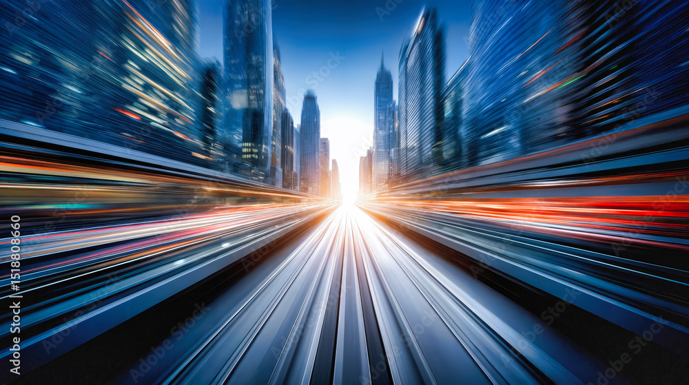 Speed motion blur cityscape, skyscrapers urban, fast velocity and acceleration movement, dynamic streaks trails and lights traffic, transportation highway Speed motion blur cityscape, skyscrapers urban, fast velocity and acceleration movement, dynamic streaks trails and lights traffic, transportation highway