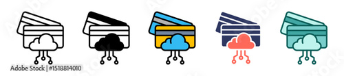 Virtual Card multiple icon