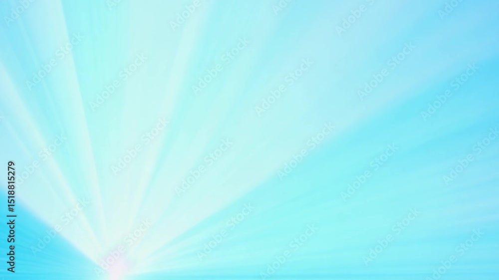 Light rays burst in a soft, ethereal blue gradient abstract design Light rays burst in a soft, ethereal blue gradient abstract design
