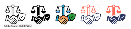 Ethical Business multiple icon