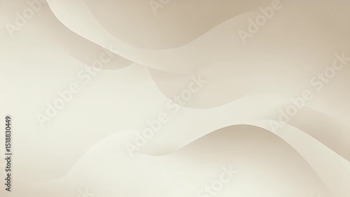 Wallpaper Mural Abstract Beige Background with Smooth Wavy Curves Soft Light and Elegant Design Ideal for Modern Presentations and Minimalist Decoration Torontodigital.ca