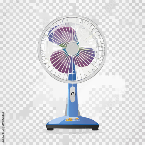 家庭用扇風機のシンプルなベクター画像