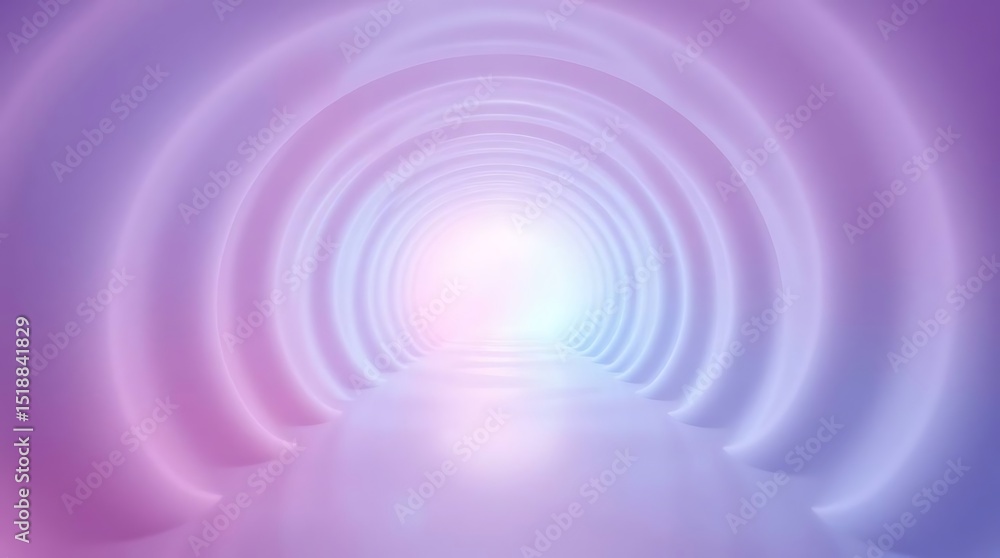 Fototapeta premium Abstract swirling pink and purple light design with texture and tunnel illusion pattern.