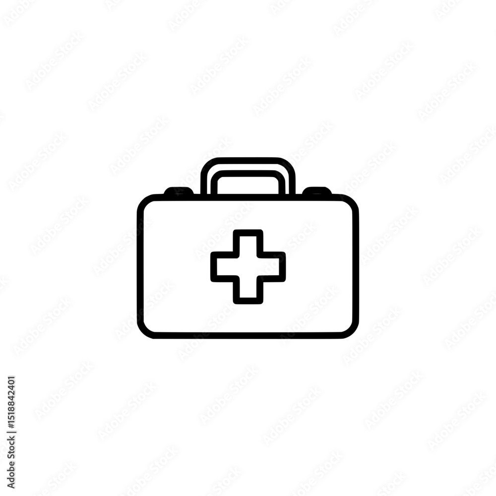 First Aid Kit Icon: Medical Emergency, Healthcare Symbol, and Safety Equipment for Immediate Assistance First Aid Kit Icon: Medical Emergency, Healthcare Symbol, and Safety Equipment for Immediate Assistance