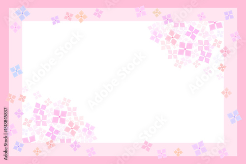 Wallpaper Mural 紫陽花の爽やかフレーム5 Torontodigital.ca