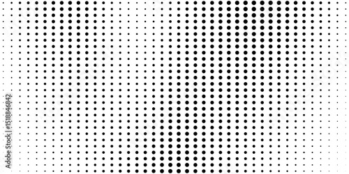 grunge Halftone white and black dots pattern and black gradient grunge texture background. Dotted line comic sport style vector illustration
