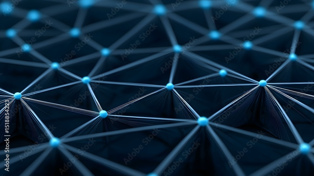 The image shows an abstract representation of a network, with interconnected nodes forming a complex web. The image shows an abstract representation of a network, with interconnected nodes forming a complex web.