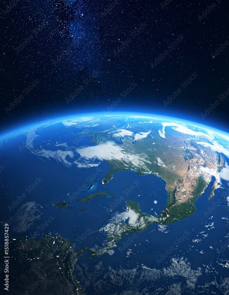 Fototapeta premium ocean from space