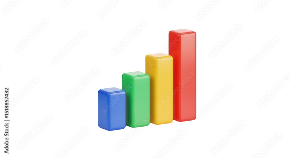 Colorful business graph chart showing growth and success in data analysis on black background render image png on transparent background Colorful business graph chart showing growth and success in data analysis on black background render image png on transparent background
