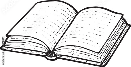 An open book on a table, inviting readers to dive into a story while sipping coffee in a cozy cafe atmosphere