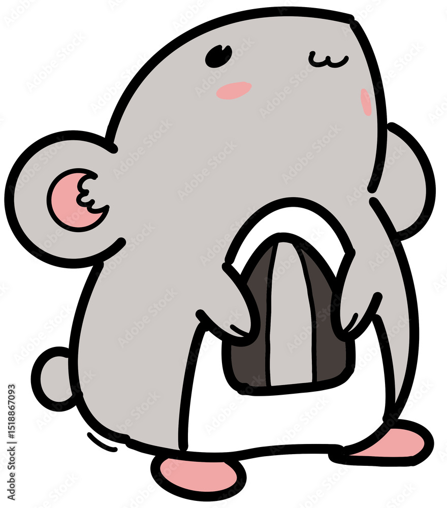 Hamster Cartoon Lineal Color Hamster Cartoon Lineal Color