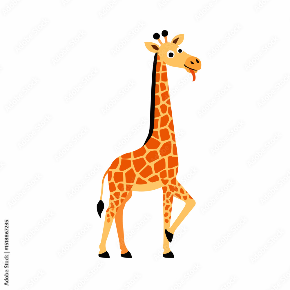 Fototapeta premium giraffe vector illustration