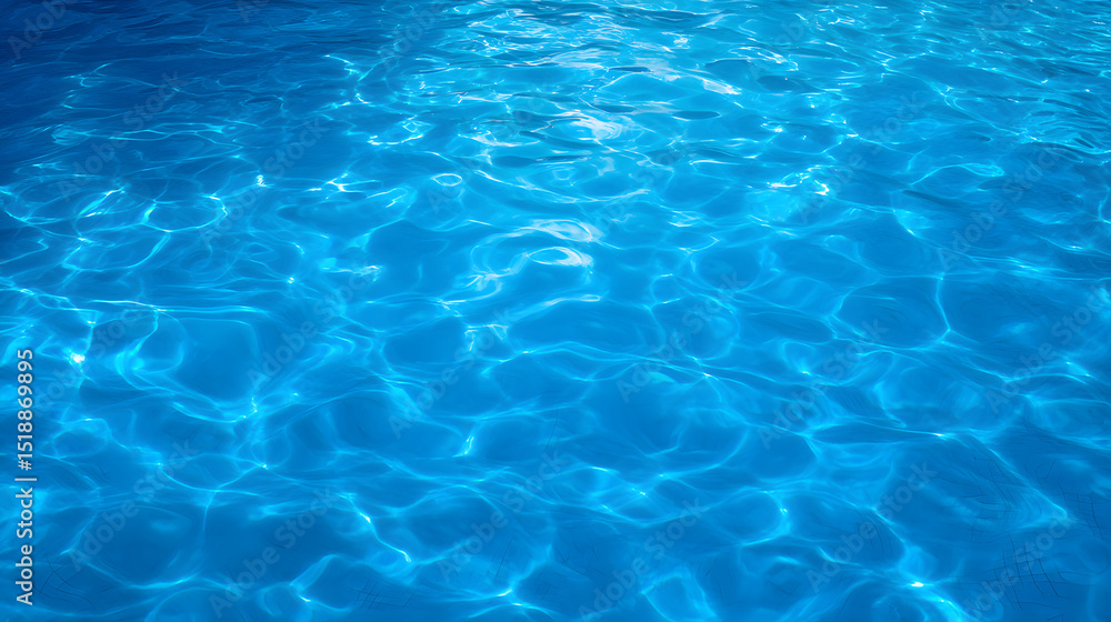 Blue water surface with gentle ripples and sunlight reflections, an abstract aquatic serenity. Blue water surface with gentle ripples and sunlight reflections, an abstract aquatic serenity.