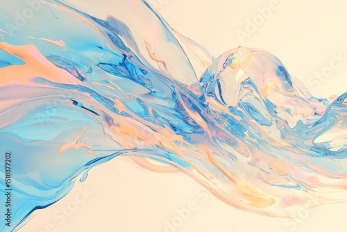 Abstract liquid background with gentle texture effect