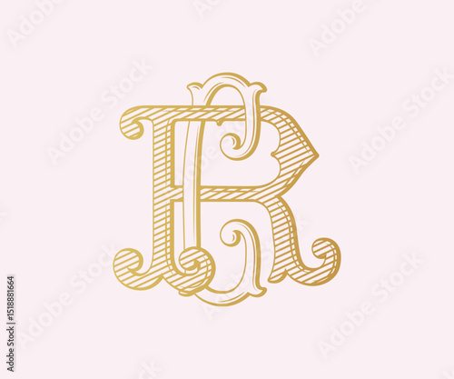 CR, RC, logo CR, Letter CR,  Monogram CR, Wedding Monogram, Wedding Logo, Logo Design , Monogram Vintage