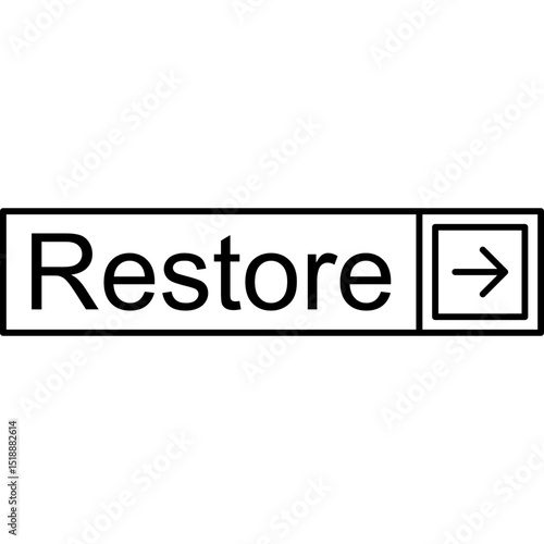 Restore Vector Icon