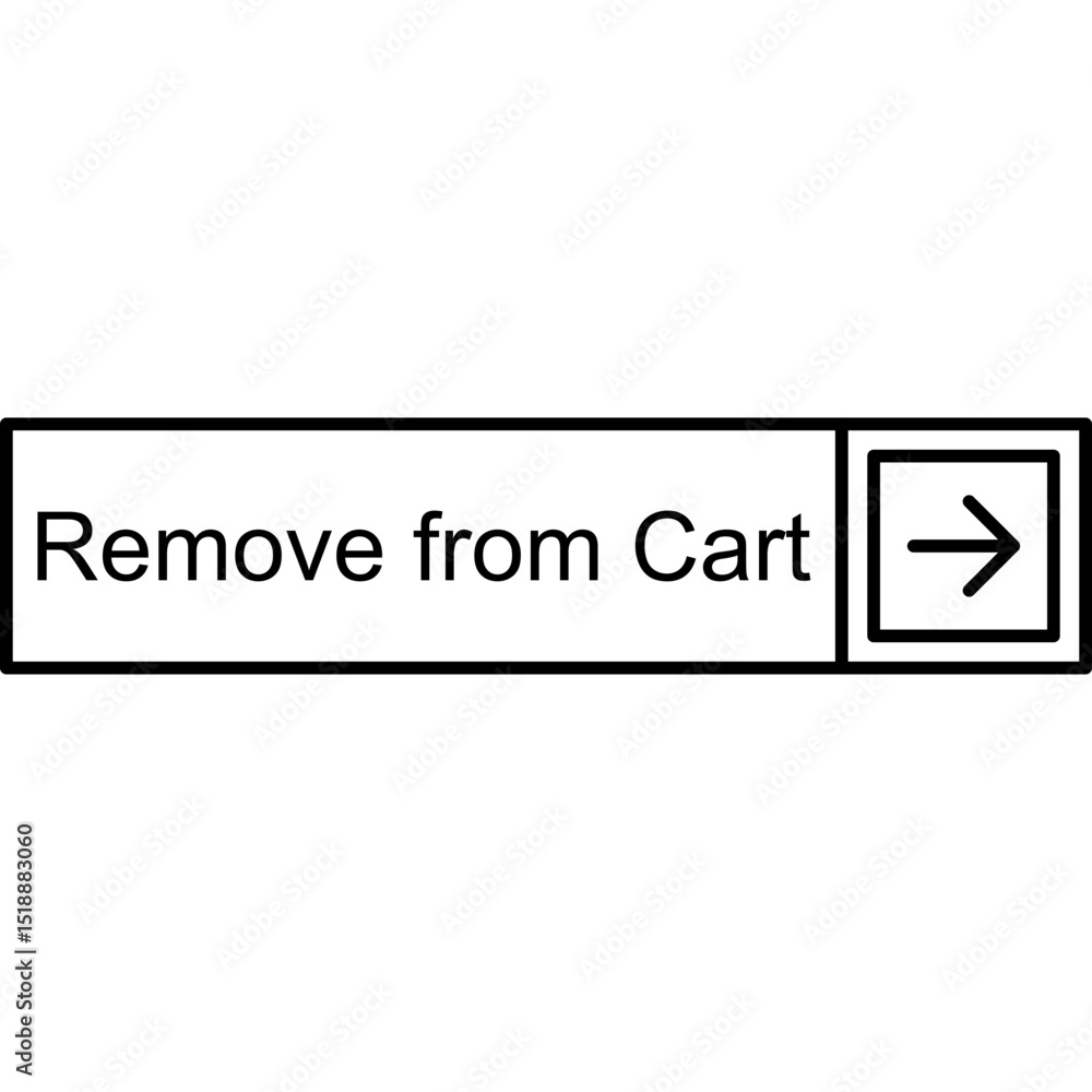 Remove from Cart Vector Icon Remove from Cart Vector Icon