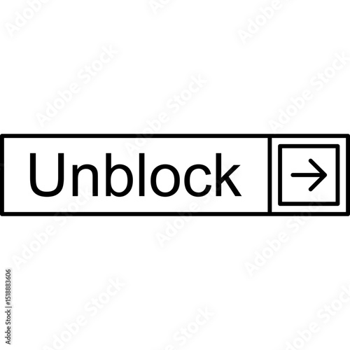 Unblock Vector Icon
