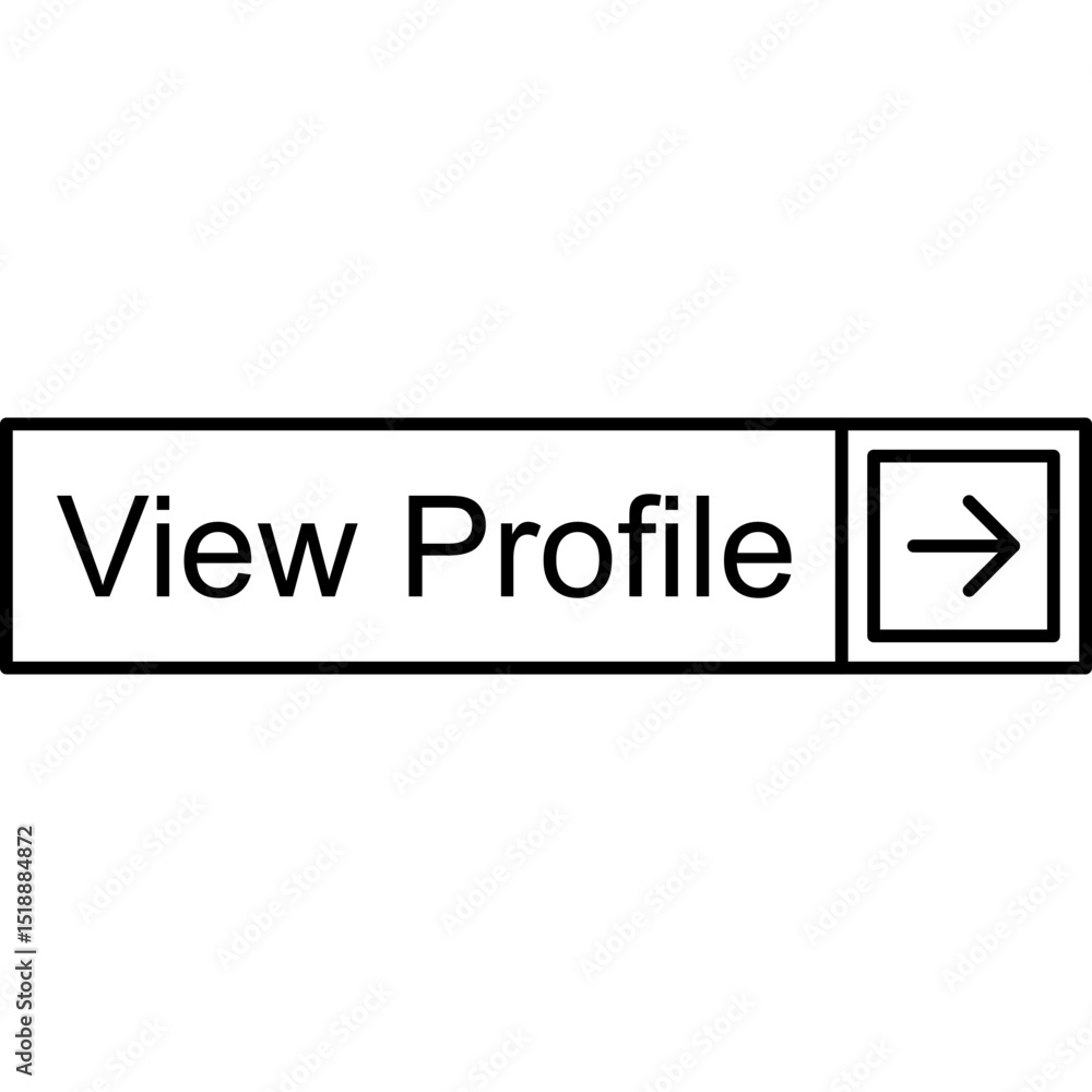 View Profile Vector Icon View Profile Vector Icon