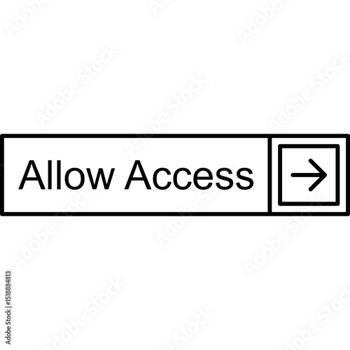 Allow Access Vector Icon