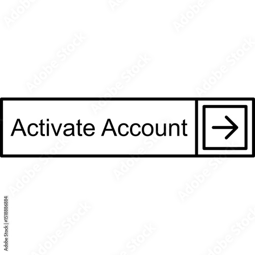 Activate Account Vector Icon