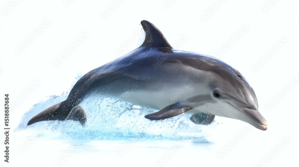 Fototapeta premium Dolphin Jumping Out of Water