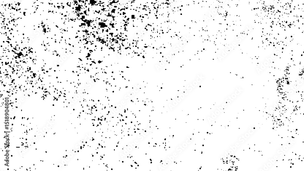 Obraz premium Grain noise particles. Rusted white effect. Grunge design elements. Abstract city wall. Dirty old surface. Vector vintage pattern 