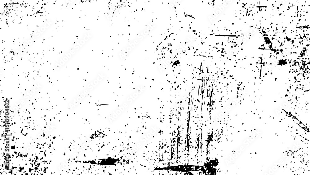 Fototapeta premium Grain noise particles. Rusted white effect. Grunge design elements. Grunge background black and white. Cracks, chips, scratches, dust texture.