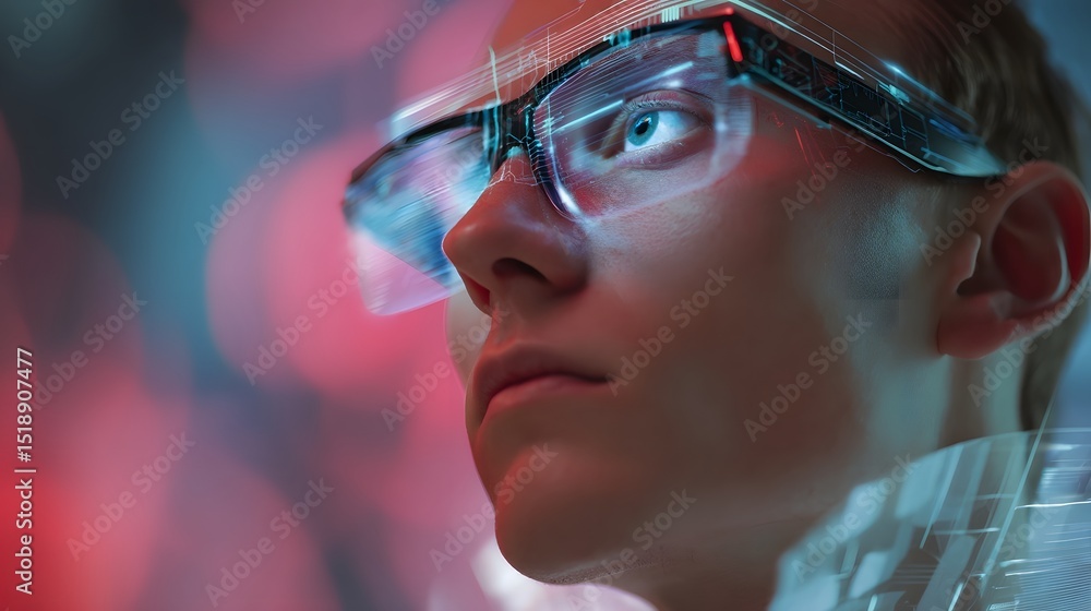 Futuristic vision of smart technology innovation Futuristic vision of smart technology innovation