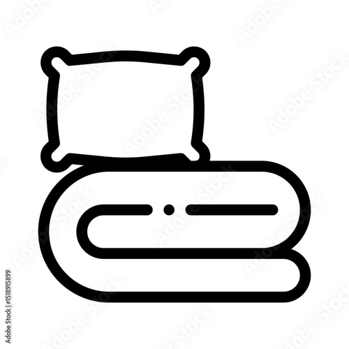 blanket line icon