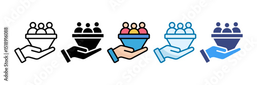 Lead Generation Icon Set Multiple Style Collection