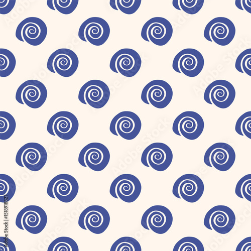 Hand drawn mediterranean sea pattern