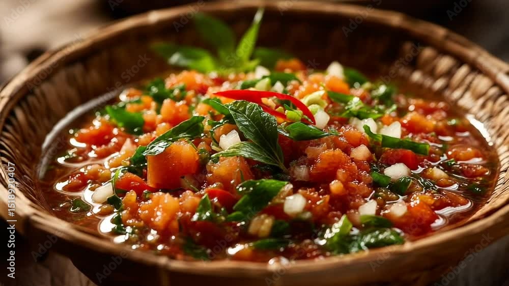 Fresh Salsa in a Rustic Bowl Surrounded by Ingredients Fresh Salsa in a Rustic Bowl Surrounded by Ingredients