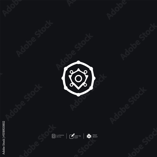 Logo template design ideas vector