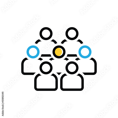 Multi color icon  for board