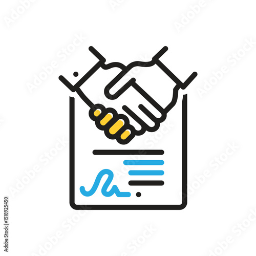 Multi color icon  for consensus